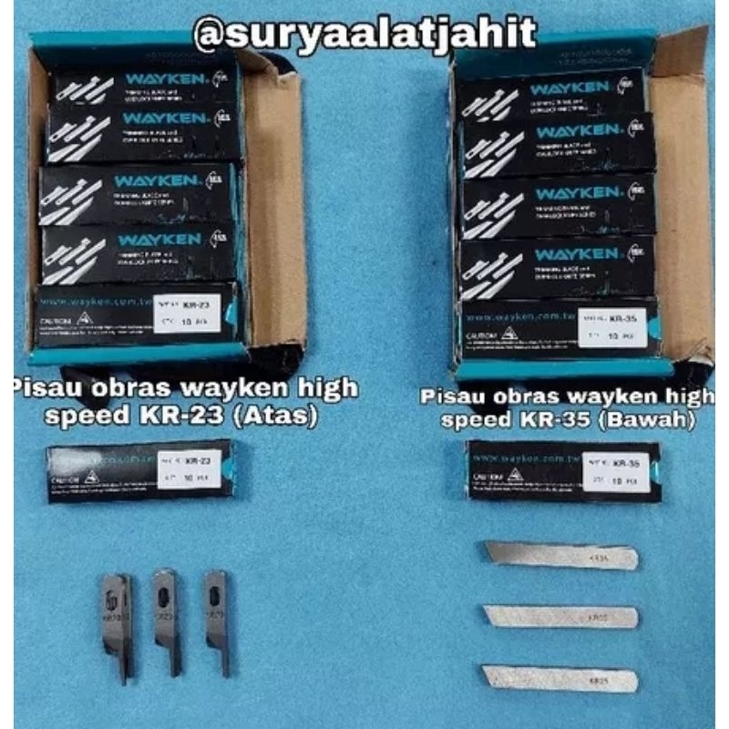 Pisau obras wayken HS set KR-23 (Atas) + KR-35 (Bawah) Rp.14.000/1set