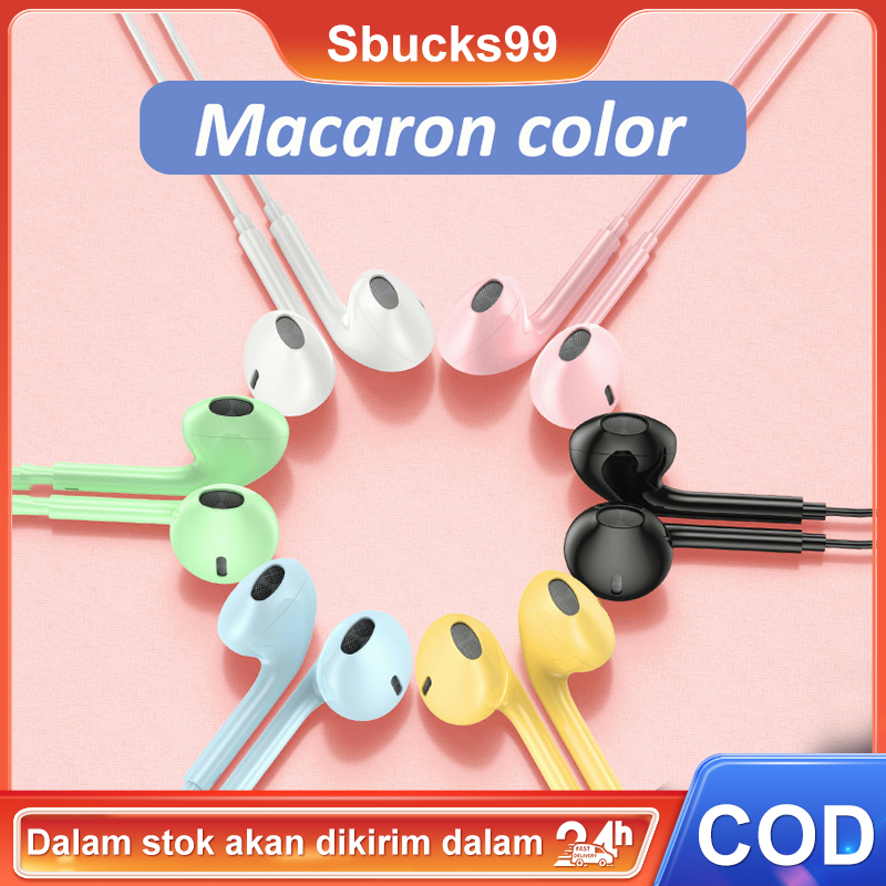 Macaron Frosted U19 Wired Headphones