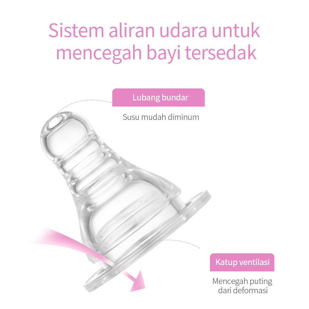 AIKOKY Dot Bayi Nipple/Dot Slim Neck 3.8cm BPA Free