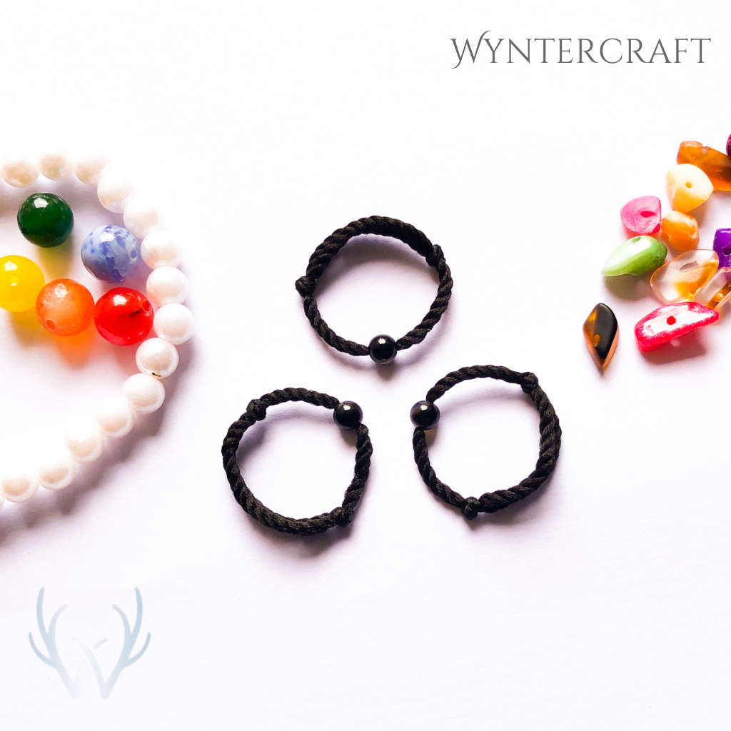 WA148 Mysterious Ring Cincin Unisex Batu Alam by Wynter Craft