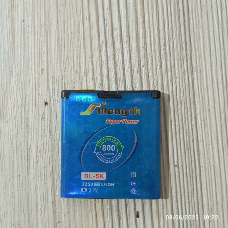 Baterai Batre BL-5K for Nokia N85-N86-C700-7390 Strength setara double power
