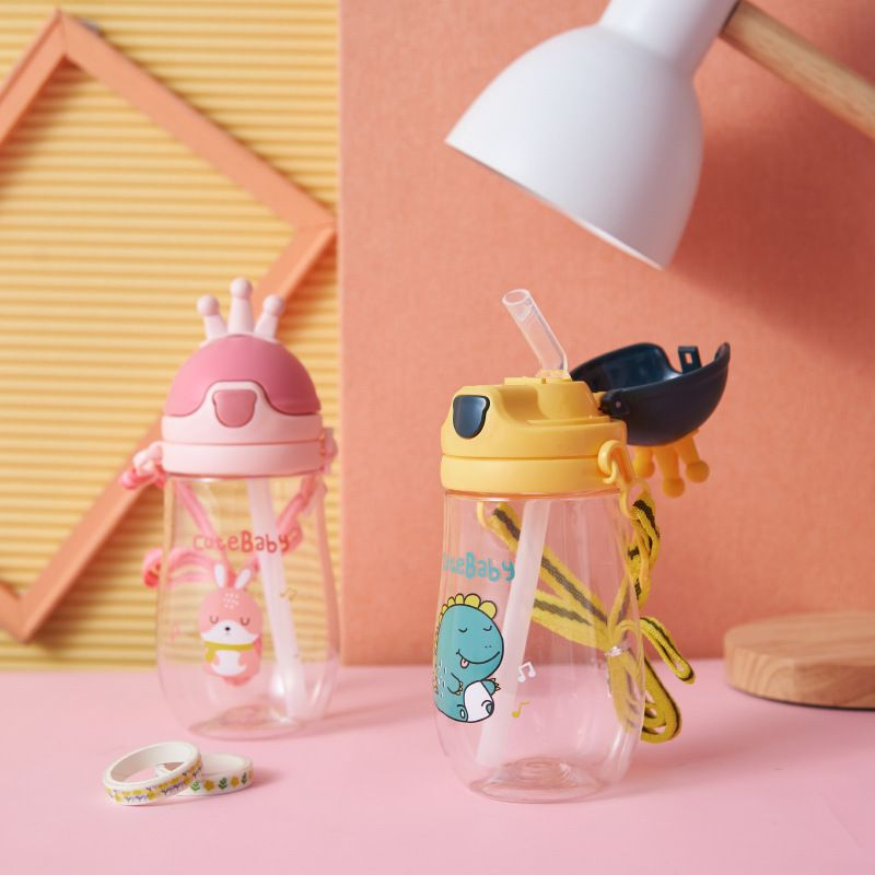 DEOS--BOTTLE TIPE CUTE MAHKOTA/BOTOL MINUM ANAK YQ 6769 CUTE BABY 560 ML CLIP IMPORT