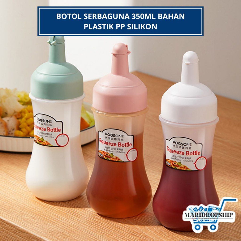 Botol Saos Minyak Satu Lubang Portable Bahan Plastik PP silikon