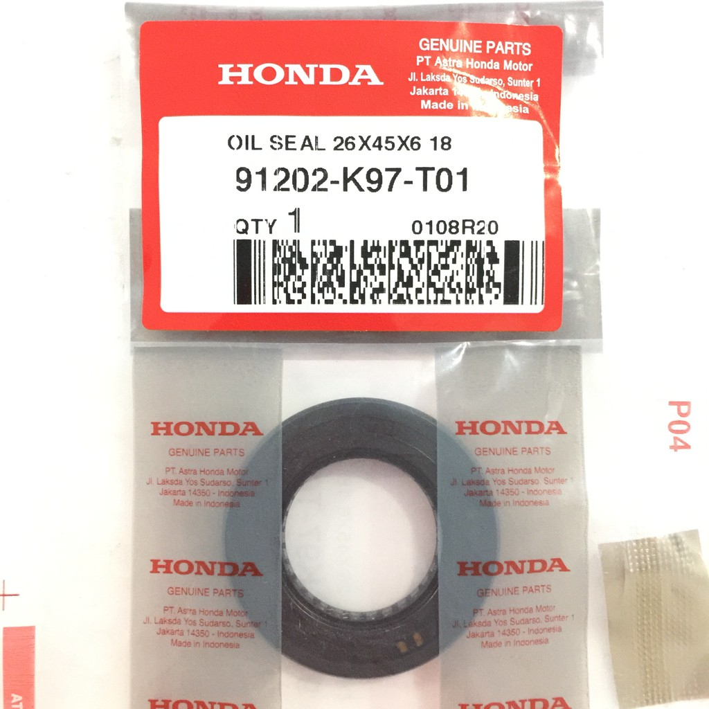Seal Kruk As Kiri Vario 125 150 160 PCX 150 160 ADV 150 160 Asli AHM 91202K97T01