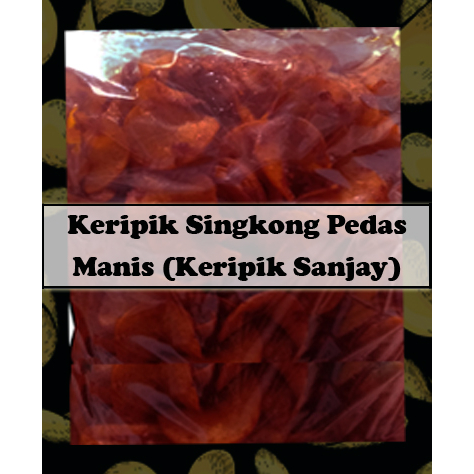 

KERIPIK SINGKONG PEDAS MANIS/ KERIPIK SANJAY