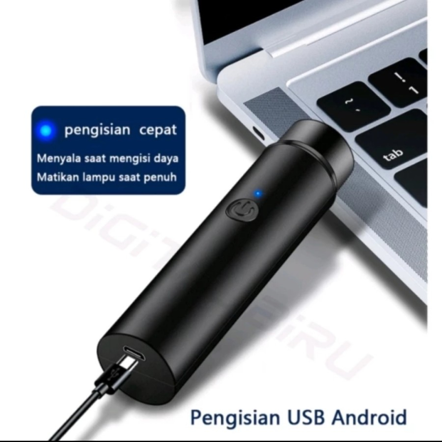 Alat Cukur Jenggot Elektrik Mini Portable Travel Hair Trimmer Kumis On