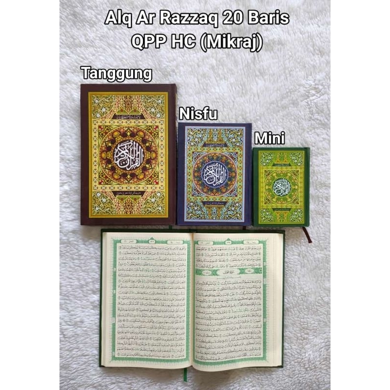 Al Quran 20 baris ukuran mini hc
