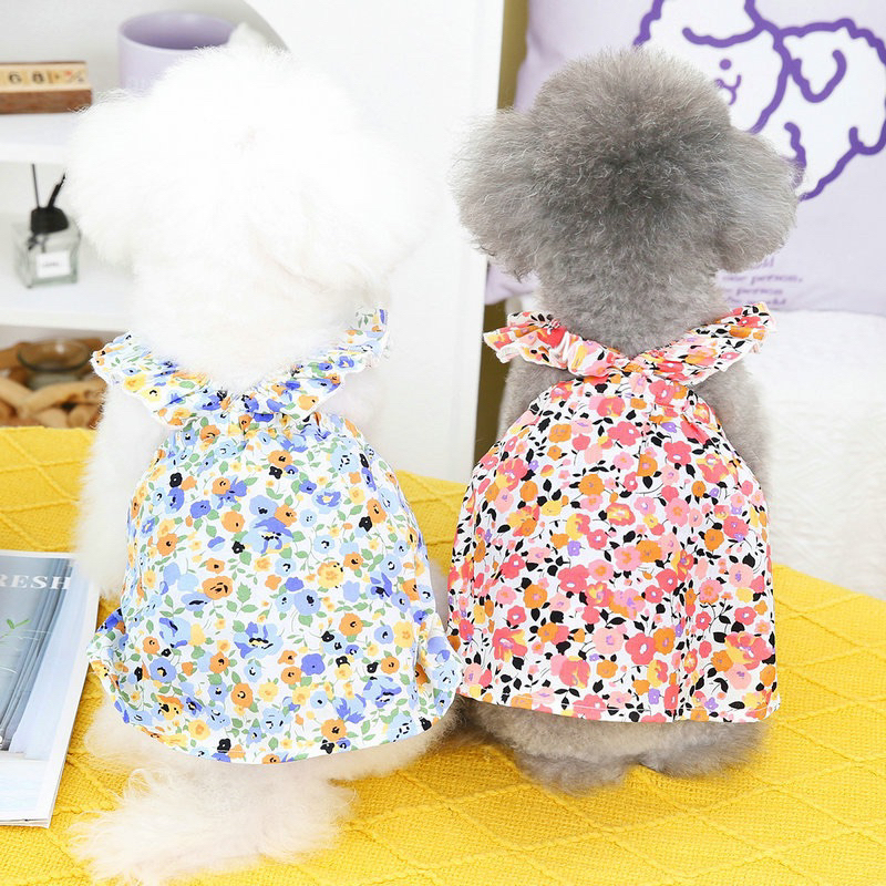 Magnolia flowery korea dress