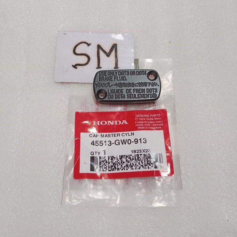 cap tutup master minyak rem atas Beat kharisma Vario Supra X 125 Revo 100 110 45513-GW0-913 asli ori