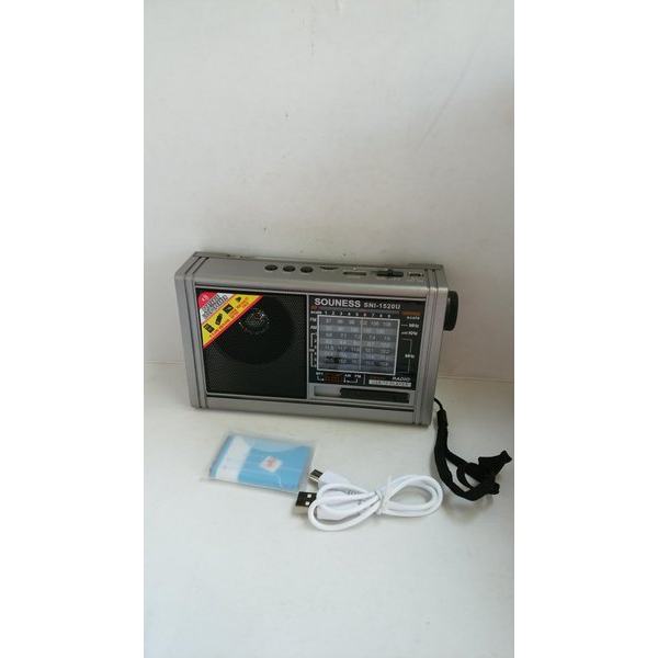 RADIO PORTABLE SOUNESS 1520/1521 AM FM USB MP3