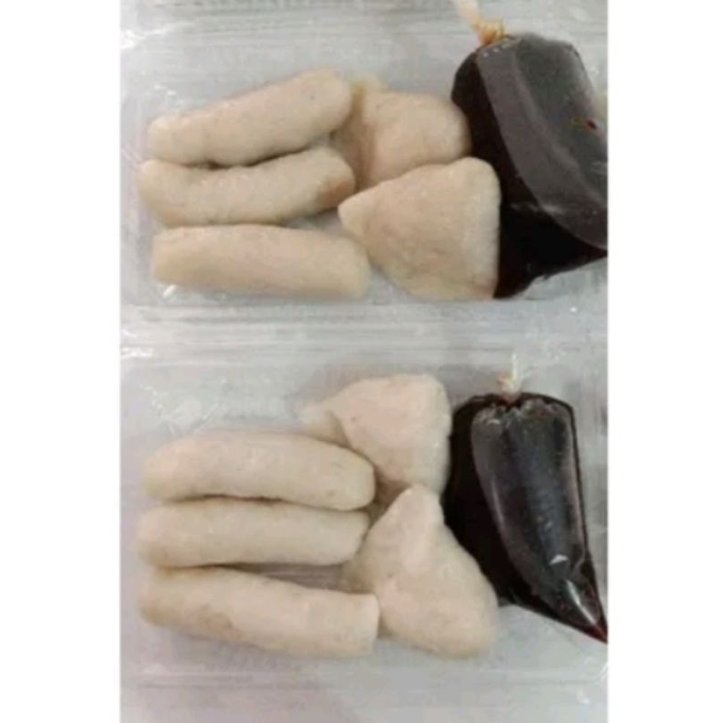 

Pempek Aneka rasa Seribuan + cuko 10 pcs/pack Tanpa pengawet