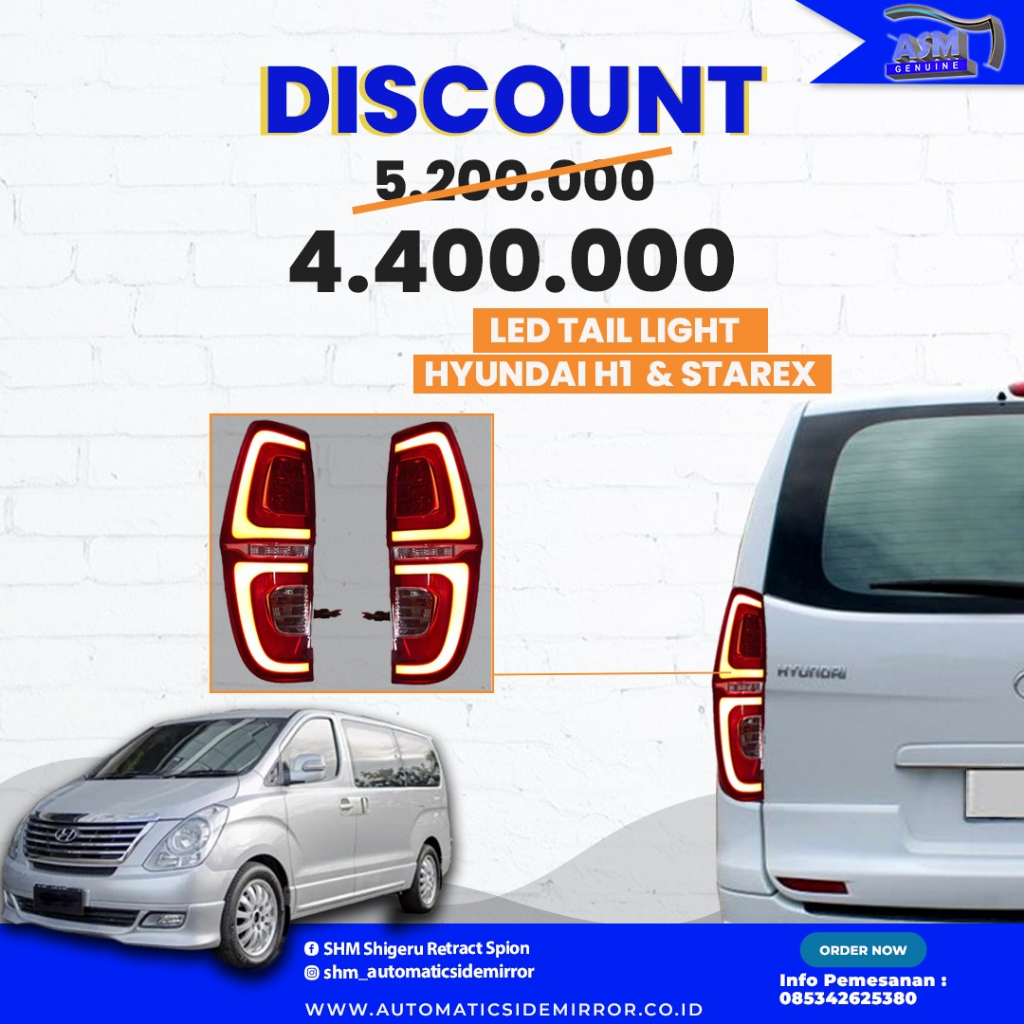 Stop Lamp LED Hyundai H-1 Dan STAREX 2008 - 2020