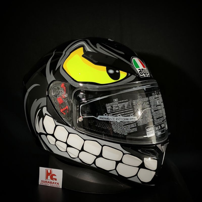 AGV K3SV Angry Black