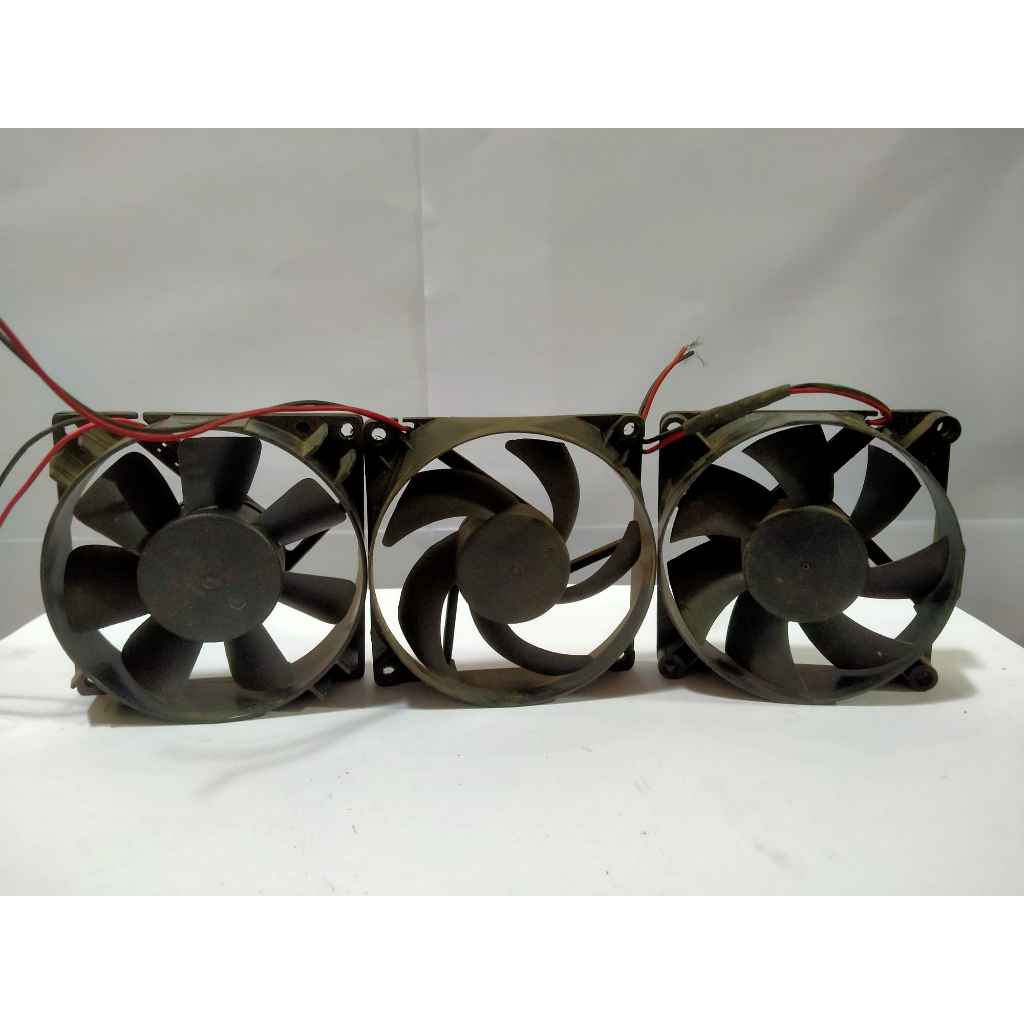 Kipas Murah DC 12V 8x8cm Bulet Dijamin Hidup Bekas Fan Cabut Psu Kipas Fan.Termurah.GROSIR Tersedia.