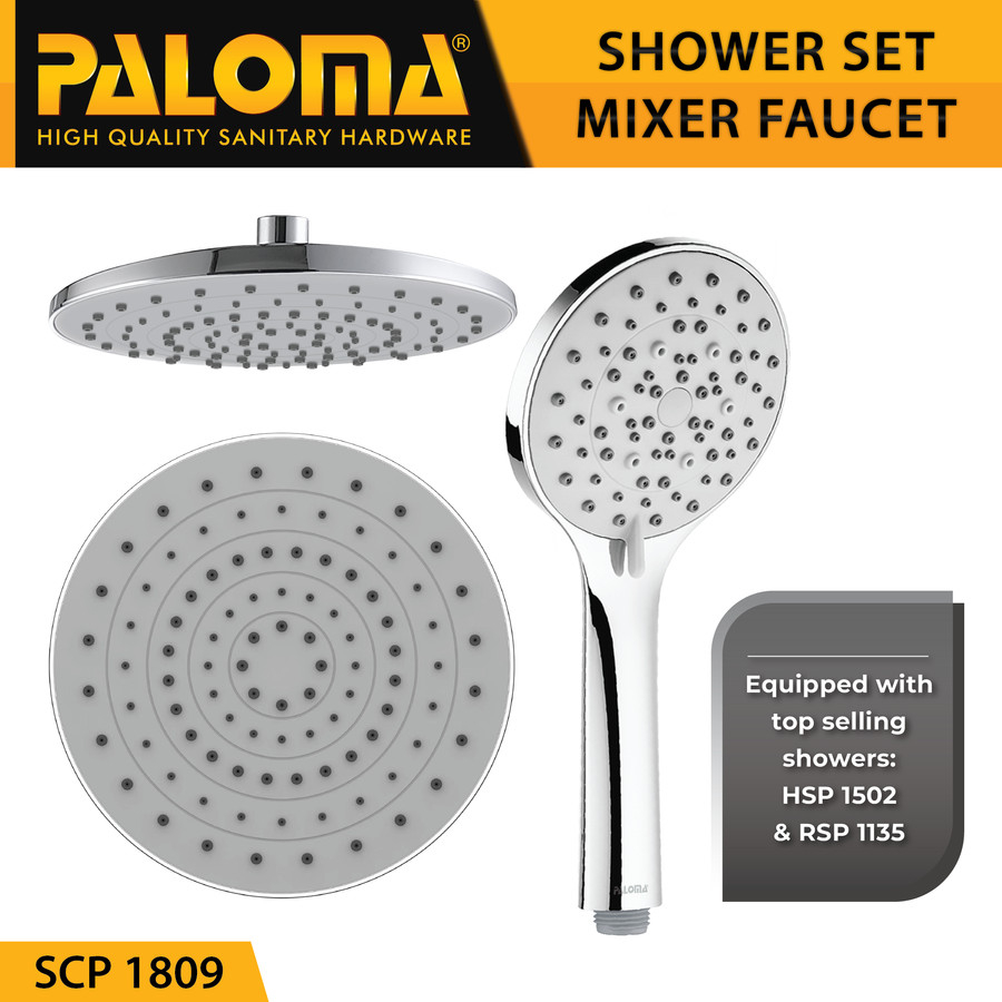 Shower Column PALOMA SCP 1809 Tiang Set Mandi Exclude Keran Kran Air