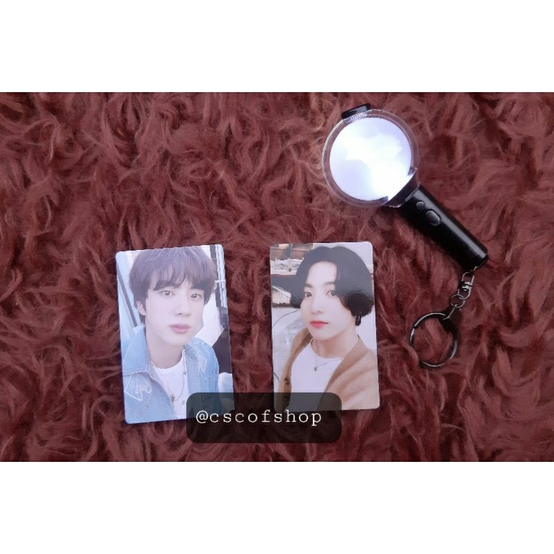 RPC PHOTOCARD JIN JK JUNGKOOK BTS MEMORIES OF 2021 OFFICIAL