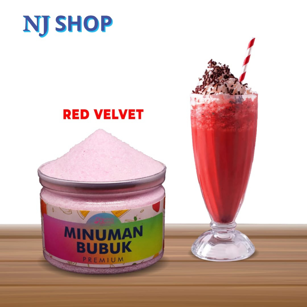 

[Powder Drink] - Can Bubuk Minuman Red VelVet Minuman Bubuk Red VelVet Powder Kualitas Premium