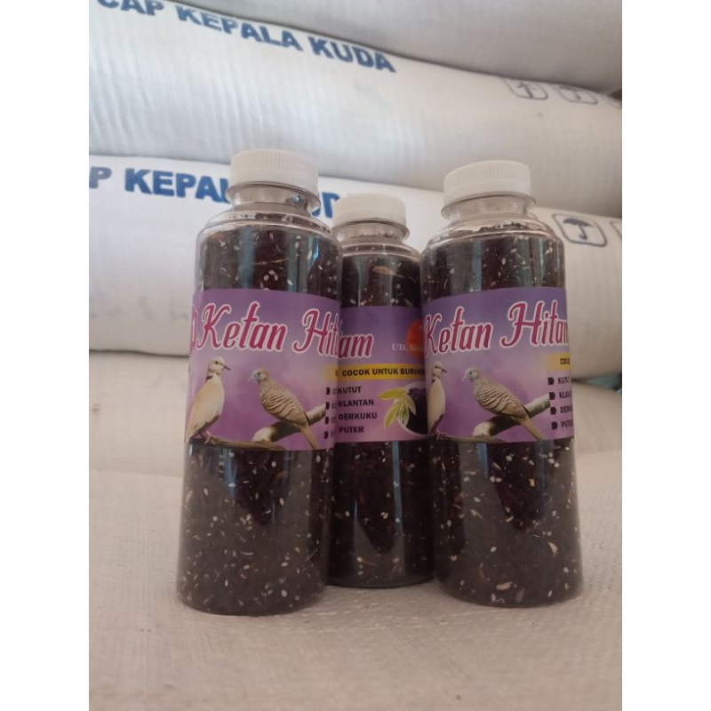KETAN HITAM PAKAN BURUNG ANGGUNGAN