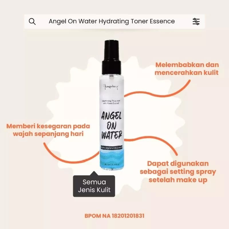 Humphrey Angel On Water Hydrating Toner &amp; Essence 100ml