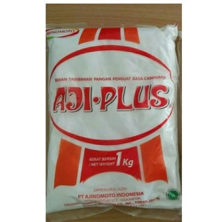 

AJI PLUS 1KG / AJIPLUS 1KG / AJINOMOTO PLUS 1 KG / MICIN AJINOMOTO / MICIN VETSIN / BAHAN TAMBAHAN PANGAN PENGUAT