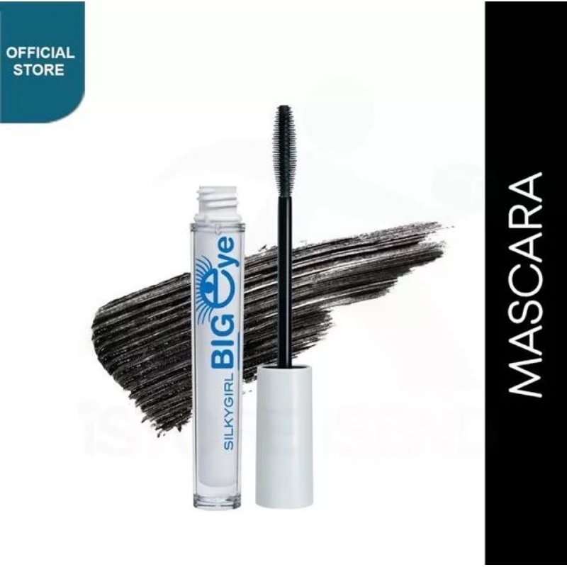 BIG EYE SILKY GIRL MASCARA COLLAGEN WATERPROOF BIRU & PUTIH