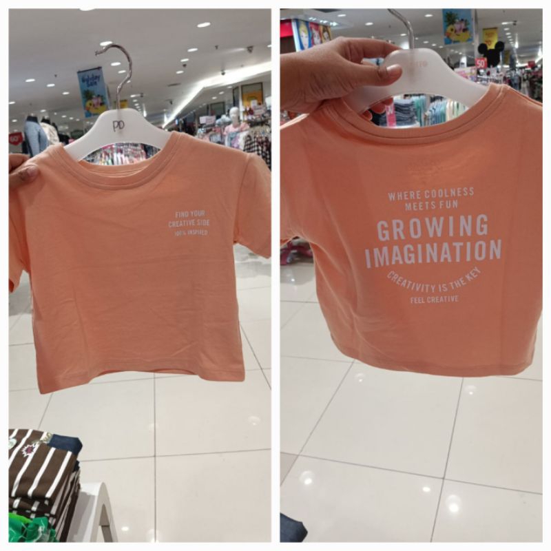 kaos croptop merk pito dito girl