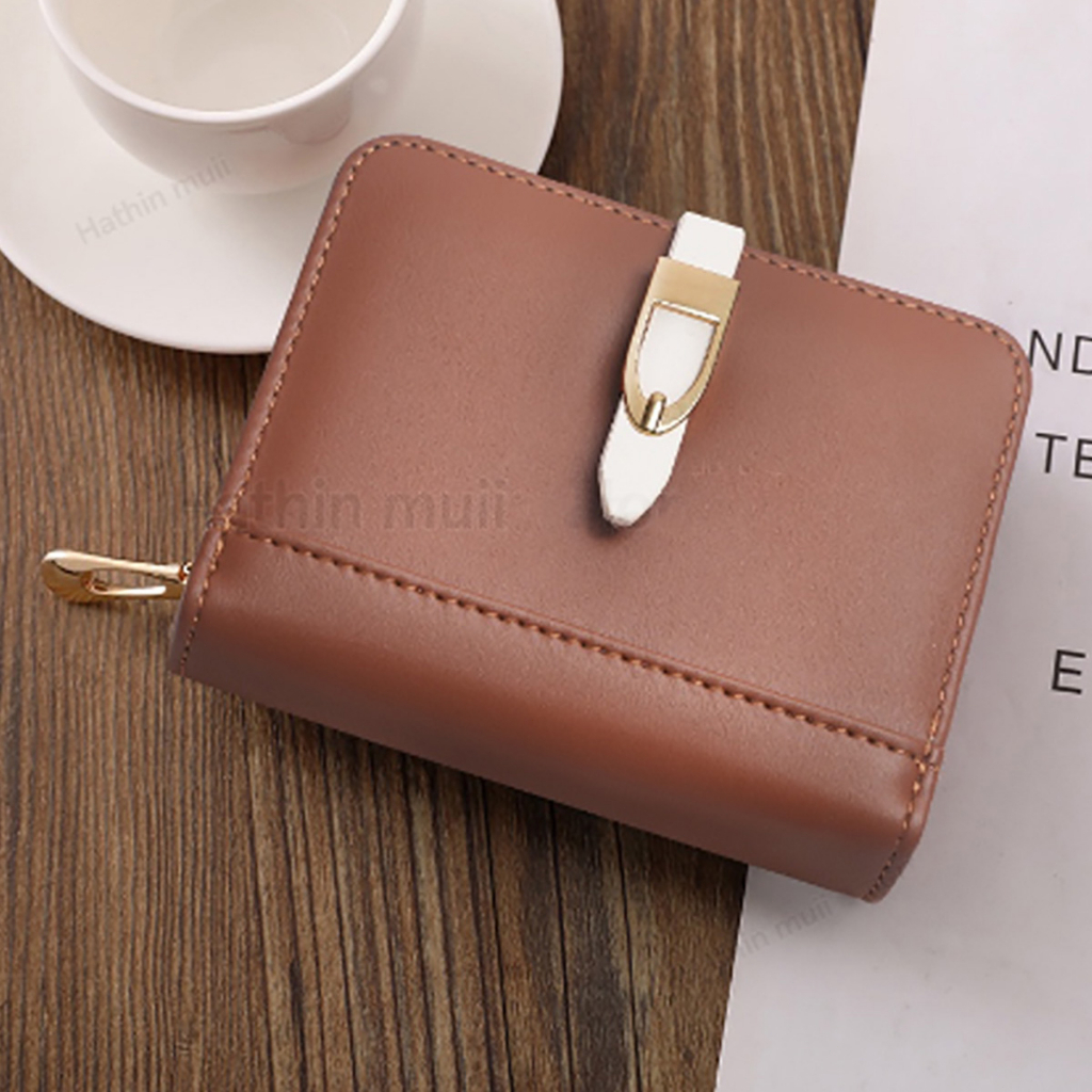 Hathin Muii MEGAN 170 Dompet Lipat Wanita PU LeatherMurah dompet kecil - Clowy Wallet Plus
