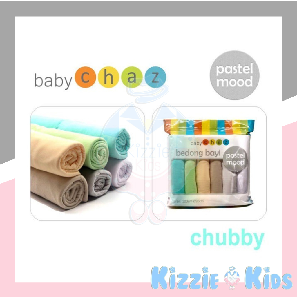 Bedong Baby Chaz Pastel Mood isi 6