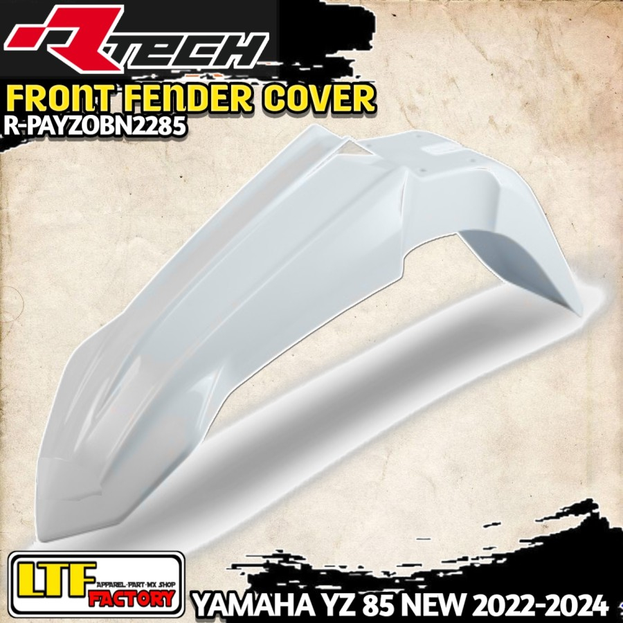 YAMAHA YZ 85 NEW 2022 2023 2024 2025 2026 - RACETECH Front Fender Cover - Spakbor Slebor Sayap Depan