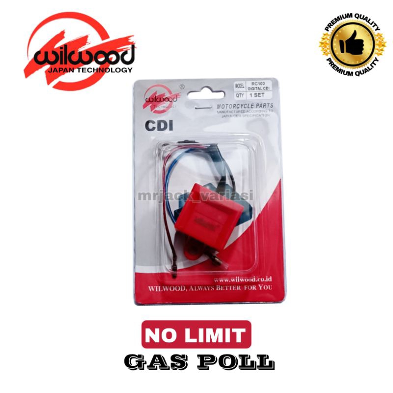 Cdi Digital Unit Suzuki RC100 80 Tornado RGR 150 TS 125 Crystal Bravo NO LIMIT Merk Wilwood Murah Te
