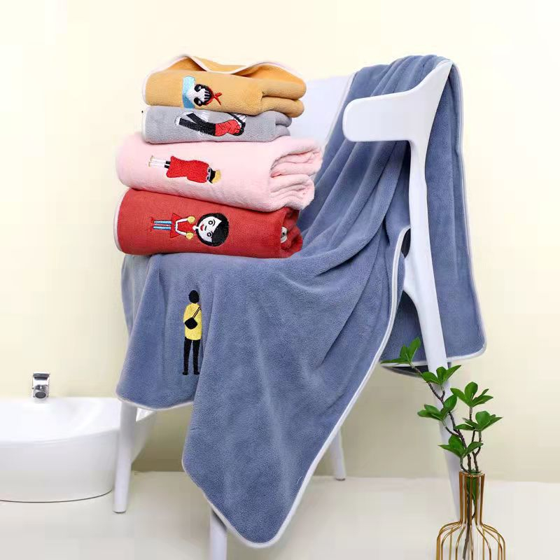 Handuk Mandi Tangan Model Retro Lembut Premium Jumbo 70 X 140 cm 35 x 75 ANAK UKURAN BESAR Microfiber Baby Bayi Treatment Lap