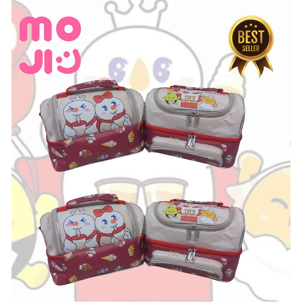 Tas Bekal Anti Air Makanan Elegan Aluminium Foil - Tas Bekal Motif Mixue