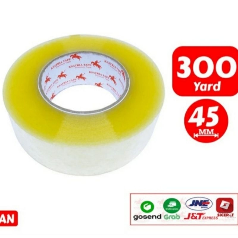 Lakban Bening OPP 300 Yard x 45mm / Lakban Bening OPP Packing