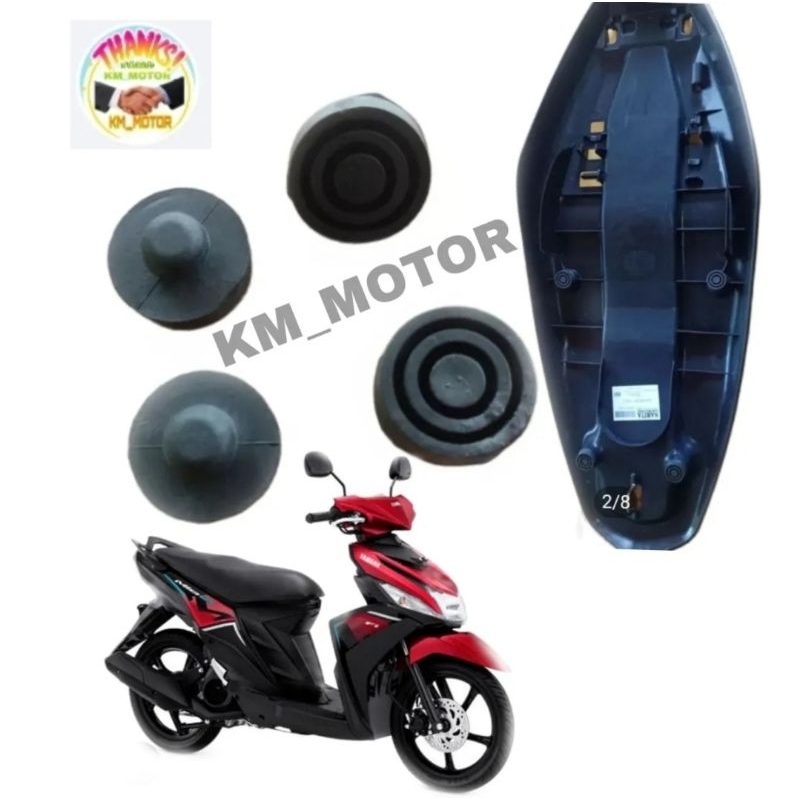 karet jok motor mio m3  full set 4 pcs karet jok baru