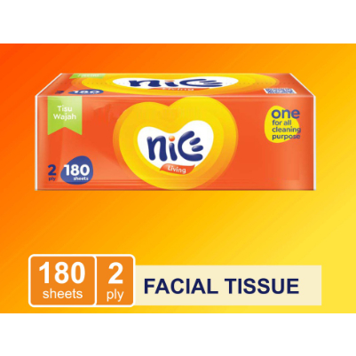 FACIAL TISSUE / TISU WAJAH 180'S NICE