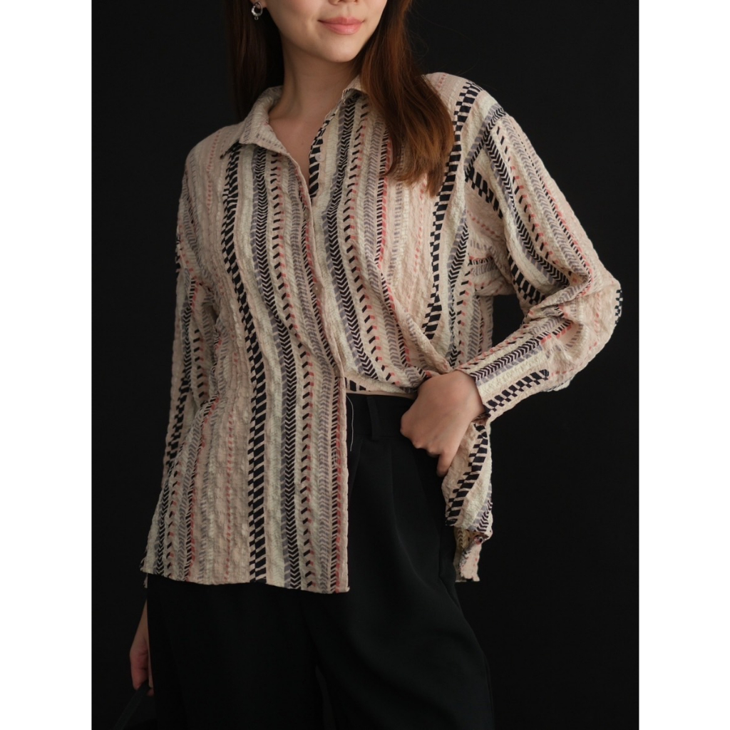 Myrubylicious WAFIYA SHIRT KODE BN2522 | KEMEJA | KEMEJA WANITA | KEMEJA LENGAN PANJANG | KEMEJA MOTIF