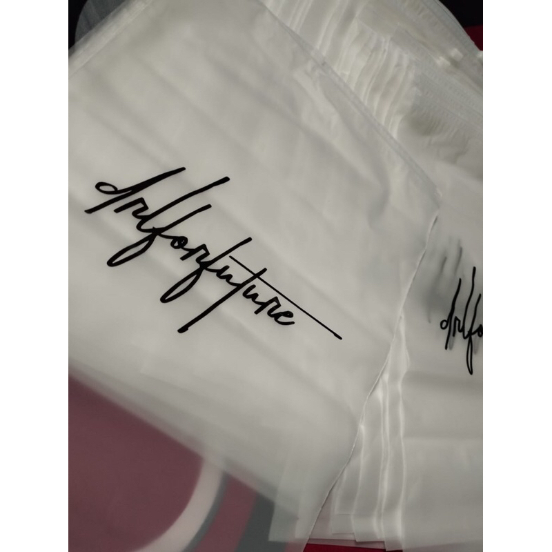 Sablon Zipper Bag Organizer bag Landscape Transparan Doff Landscape custom sablon Plastik Organizer 