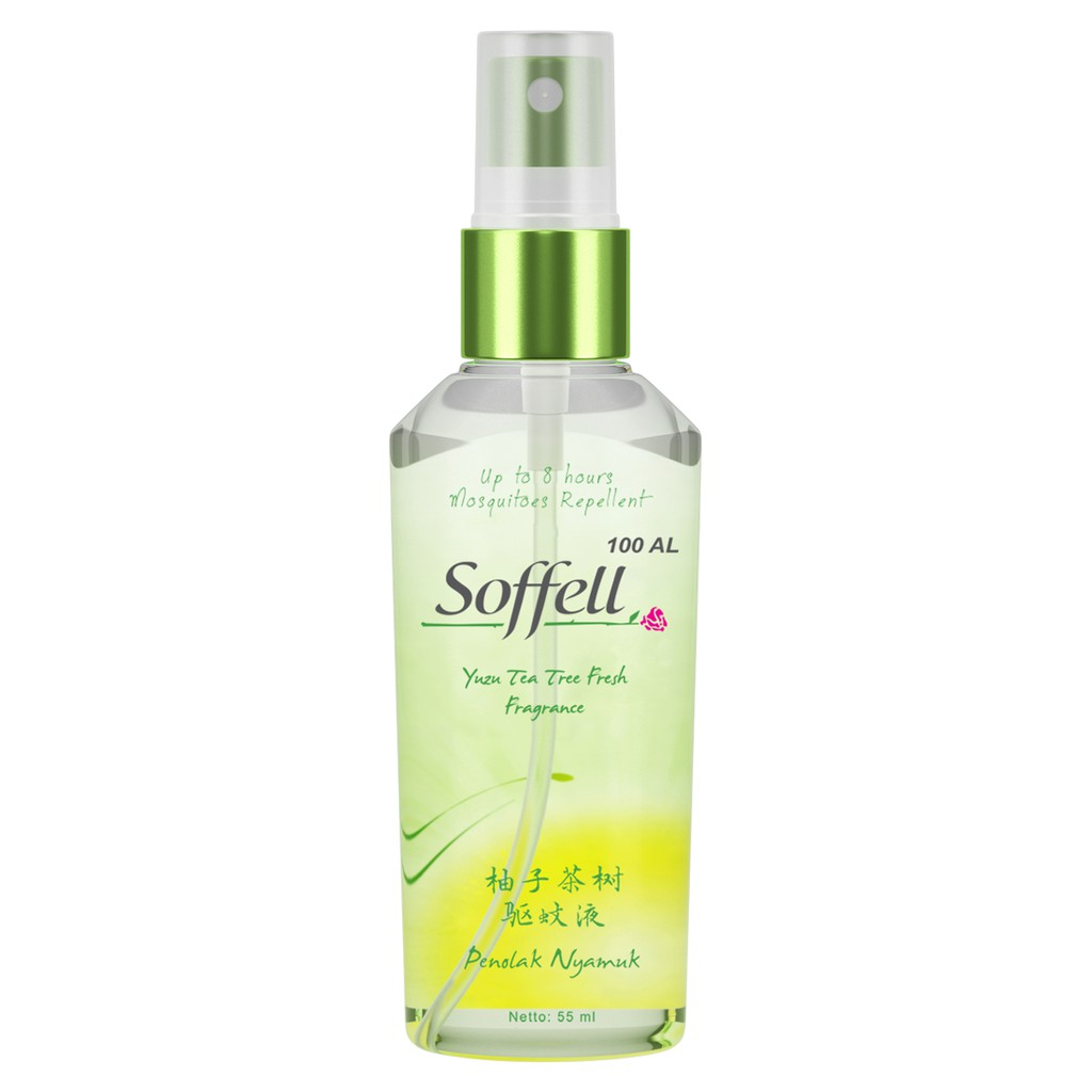 Soffell Spray Yuzu Tea Tree Fresh Fragarance 55mL