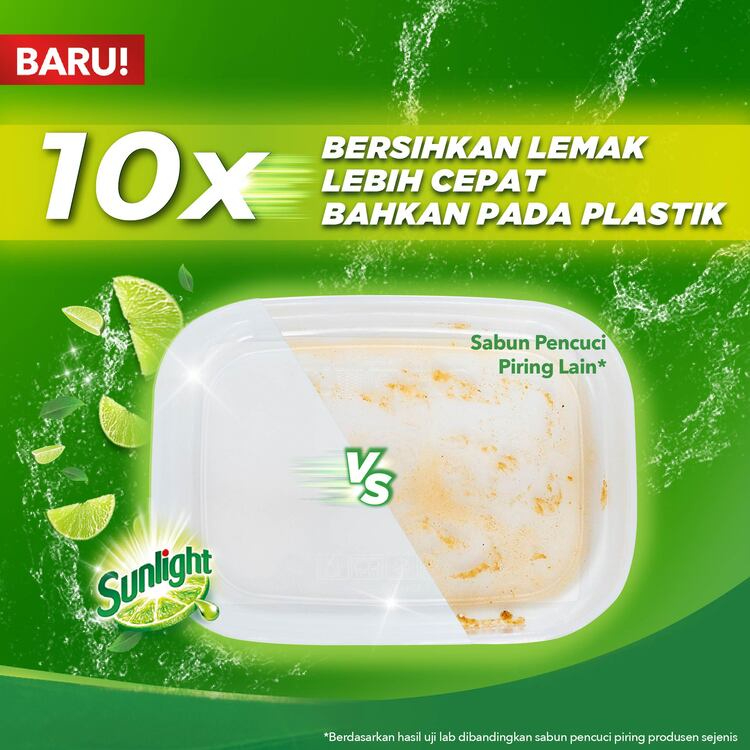 Sunlight Sabun Cuci Piring Jeruk Nipis Pouch 650mL