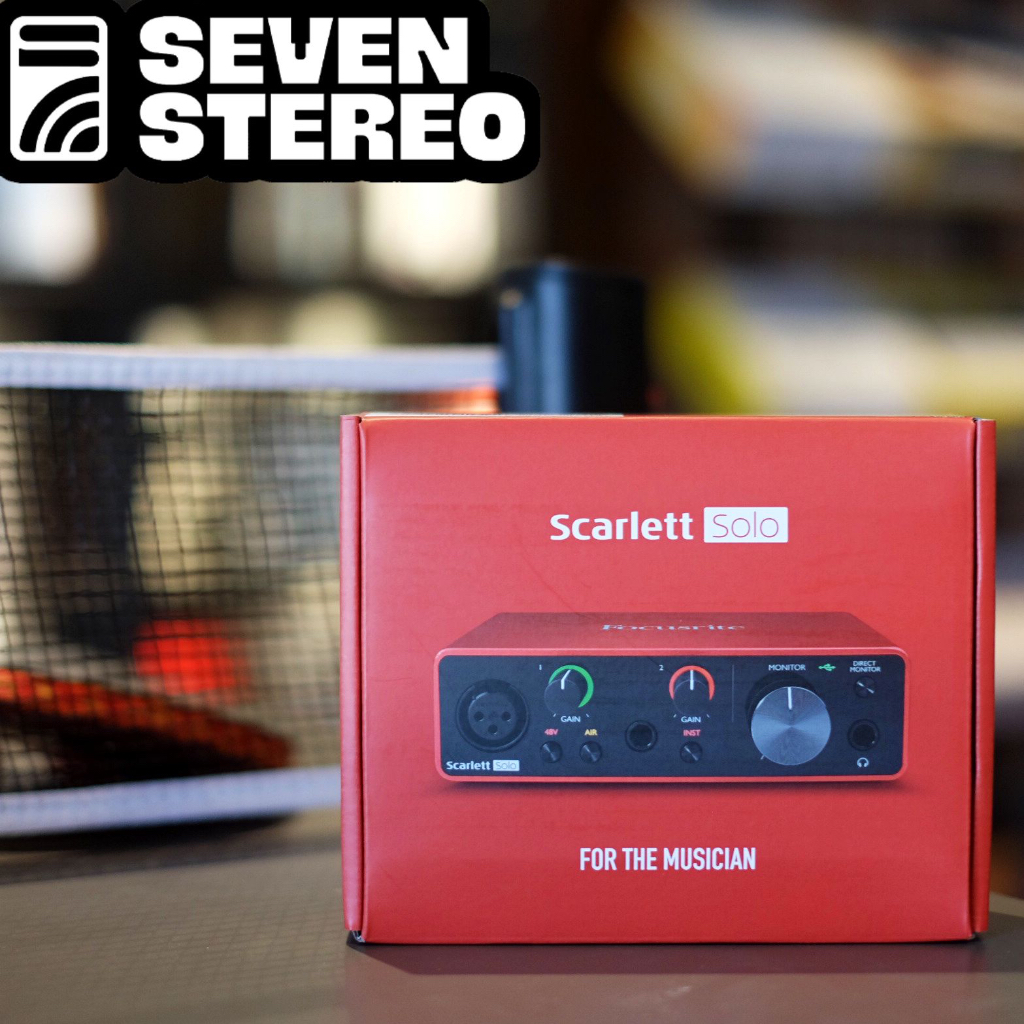 Soundcard Focusrite Scarlett Solo 3rd Generation