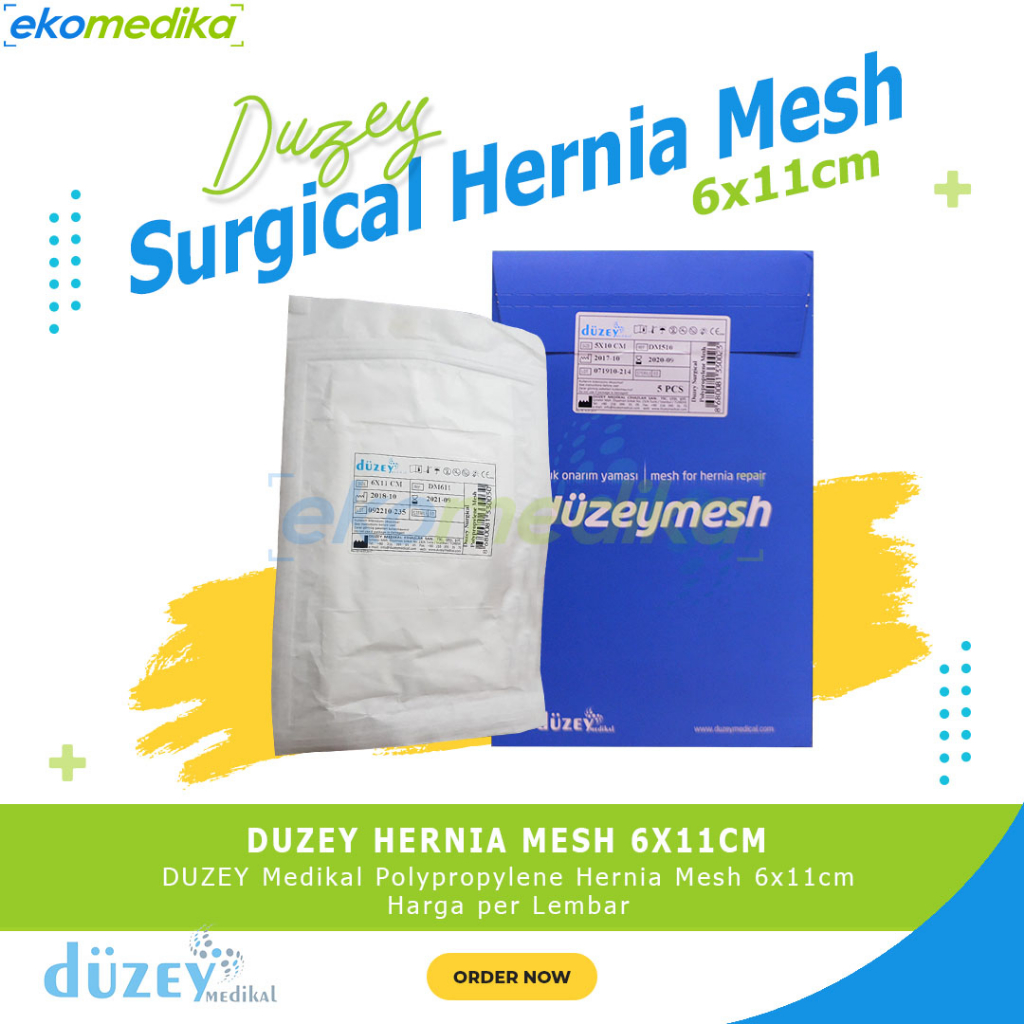 Hernia Mesh 5x10cm LINX / DUZEY Hernia Mesh 6x11cm (Harga per pcs)