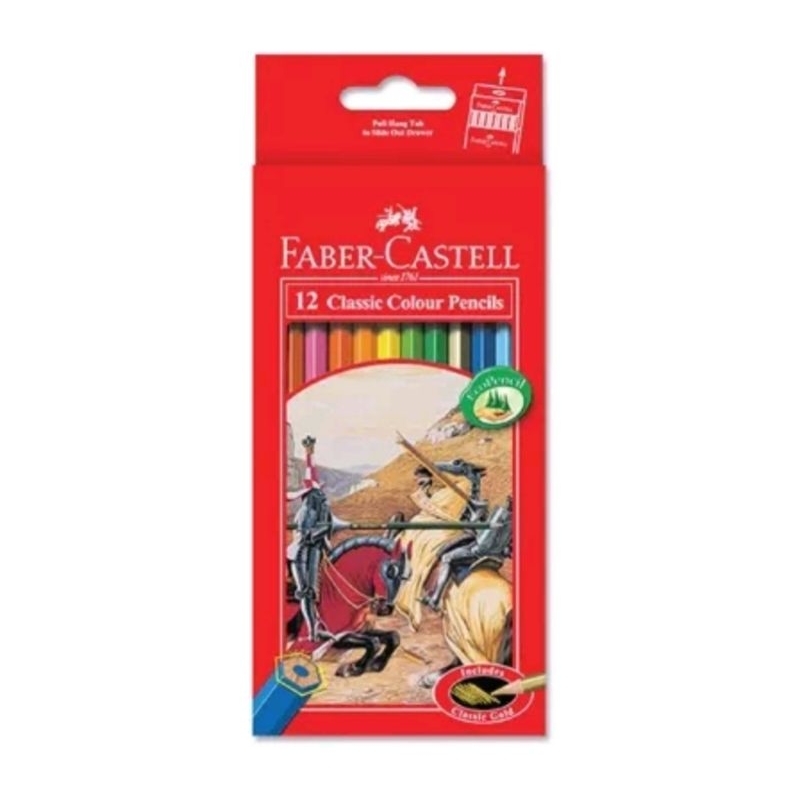 

Faber-Castell Classic Colour Pencil 12L (pensil warna)