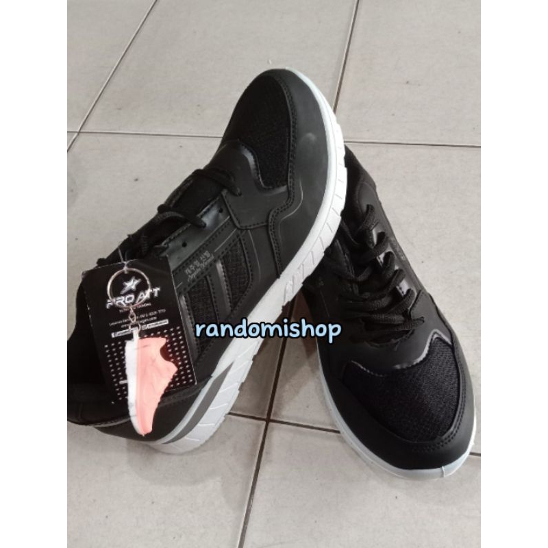 Sepatu Sekolah Unisex Sepatu Sekolah Pro Att Ji 006 hitam putih (baca deskripsi)