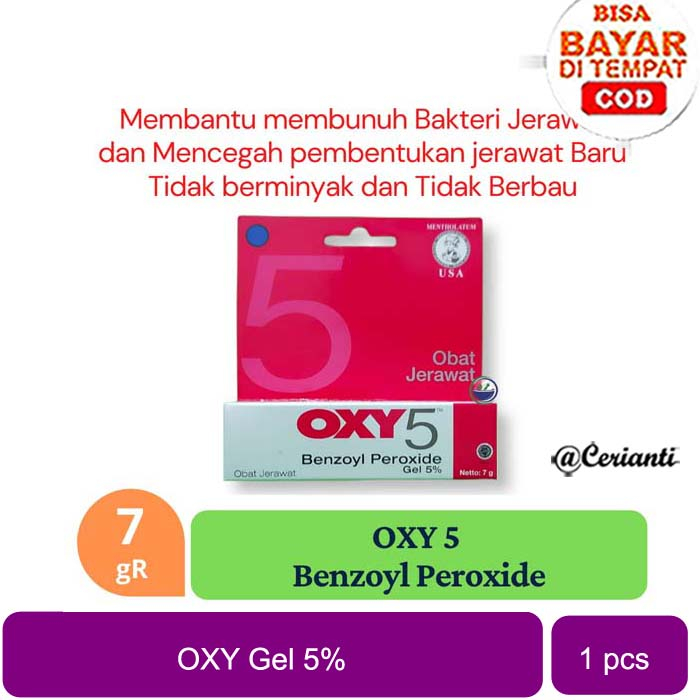 Oxy - Oxy 5 / Oxy 10 / Oxy Cover - Obat Jerawat - Obat Totol Jerawat_Cerianti