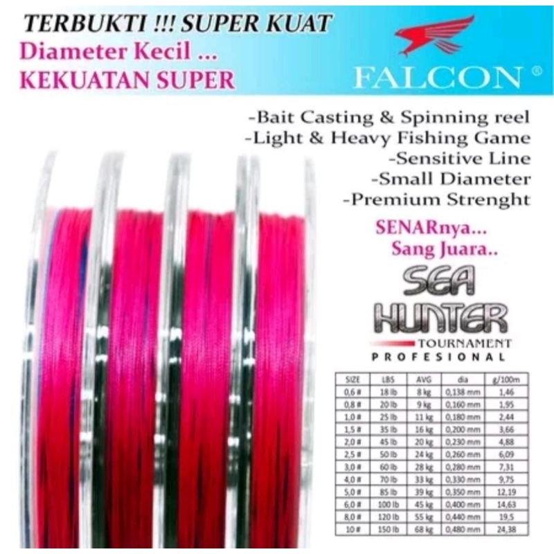 Senar Pancing PE FALCON SEA HUNTER 100M