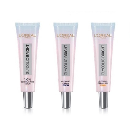 OliveShop ❤ Loreal Glycolic Bright Acid Glowing Cream Serum Sachet Tube