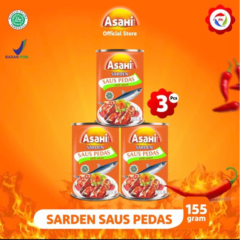 

Promo Bundle - Lebih Hemat Sarden AsaHi 155gr Rasa Saus Pedas