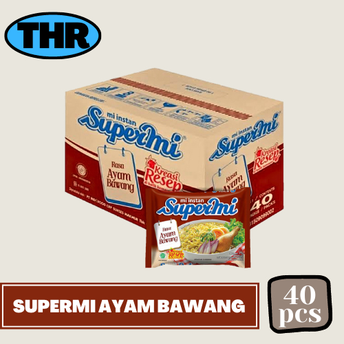 

SuperMi Ayam Bawang 1 Karton isi 40pcs