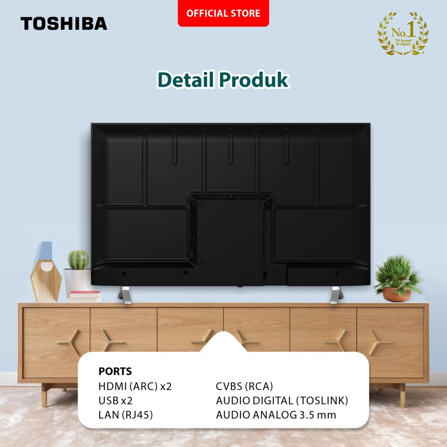 Toshiba 32V35KP LED TV - HD Smart Android 32&quot; [FREE BRACKET]