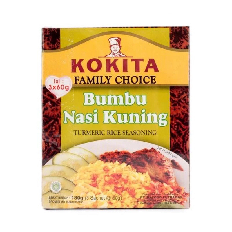 

Kokita Bumbu Nasi Kuning Family Choise 180 GR